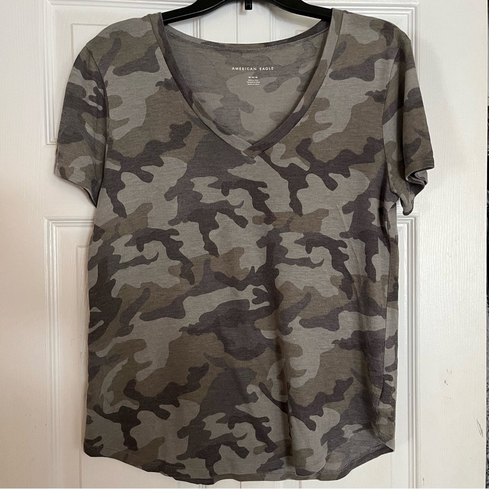 American Eagle Camo Top